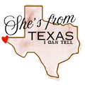 She’s from Texas Sticker