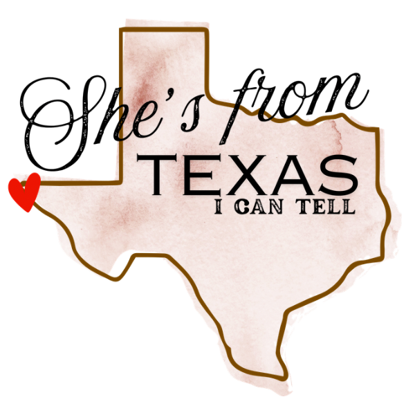She’s from Texas Sticker