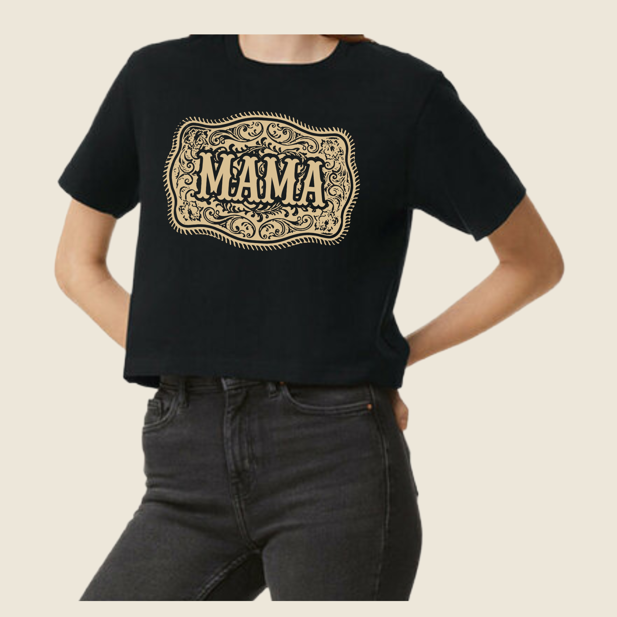 Mama Cropped Tee
