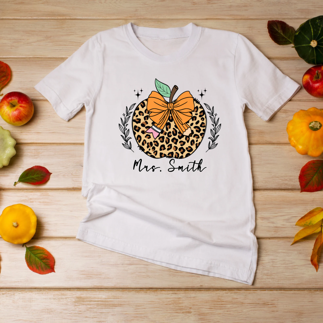 Chic Apple Teacher Tee
